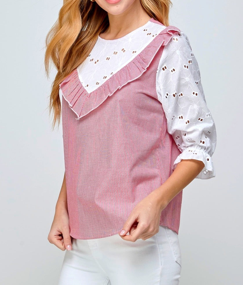 Red Velvet Top