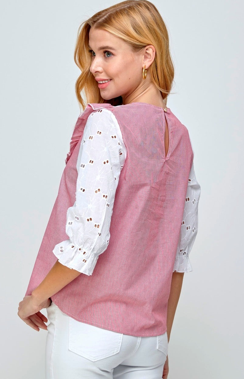 Red Velvet Top