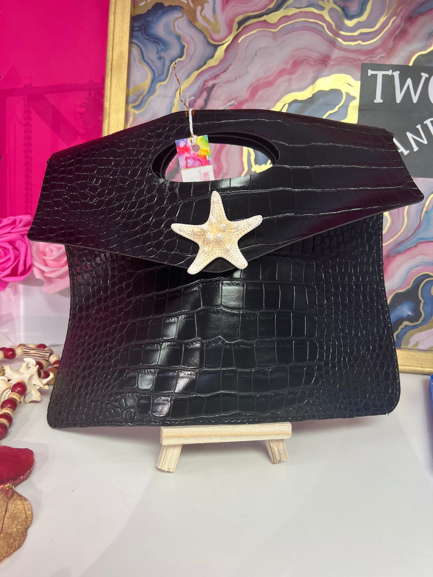 Black Starfish Purse