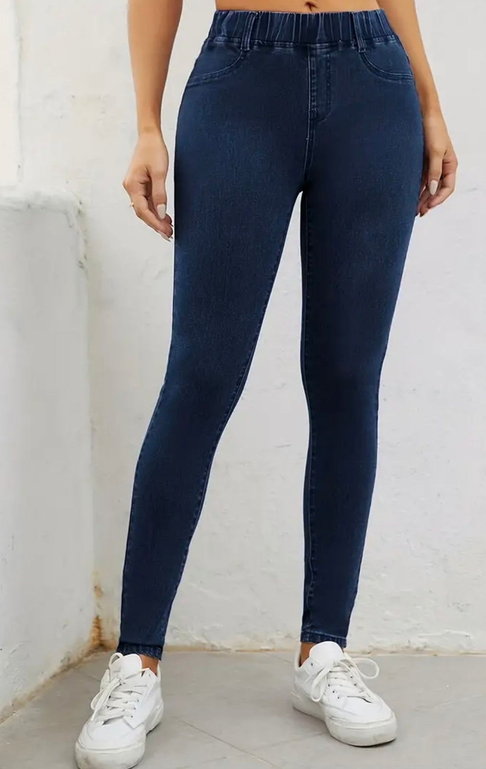 High Rise Denim Jeggings