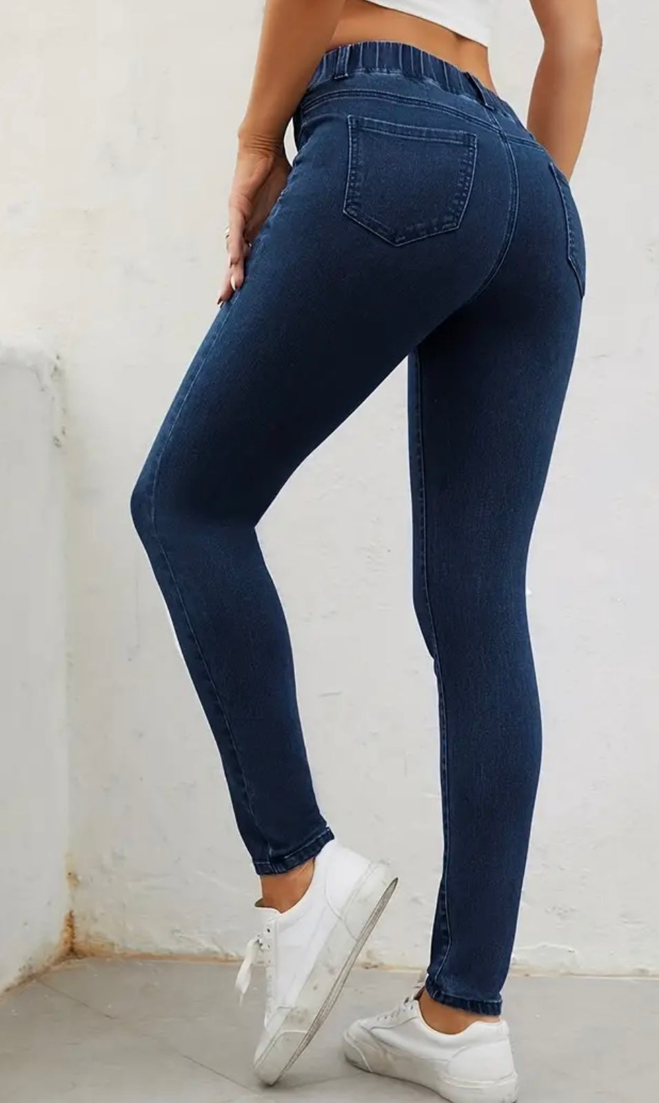 High Rise Denim Jeggings