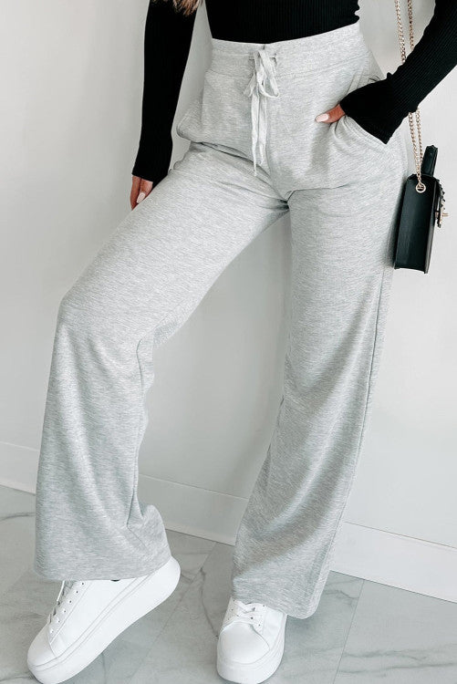 Grey high waisted discount sweatpants