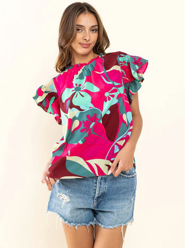 Sweet Caroline Floral Top