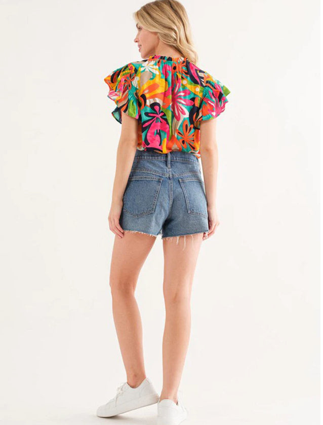 Key West Floral Top
