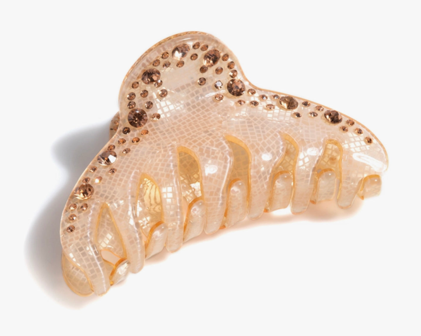 Rhinestone Claw Clip in Blush or Ivory