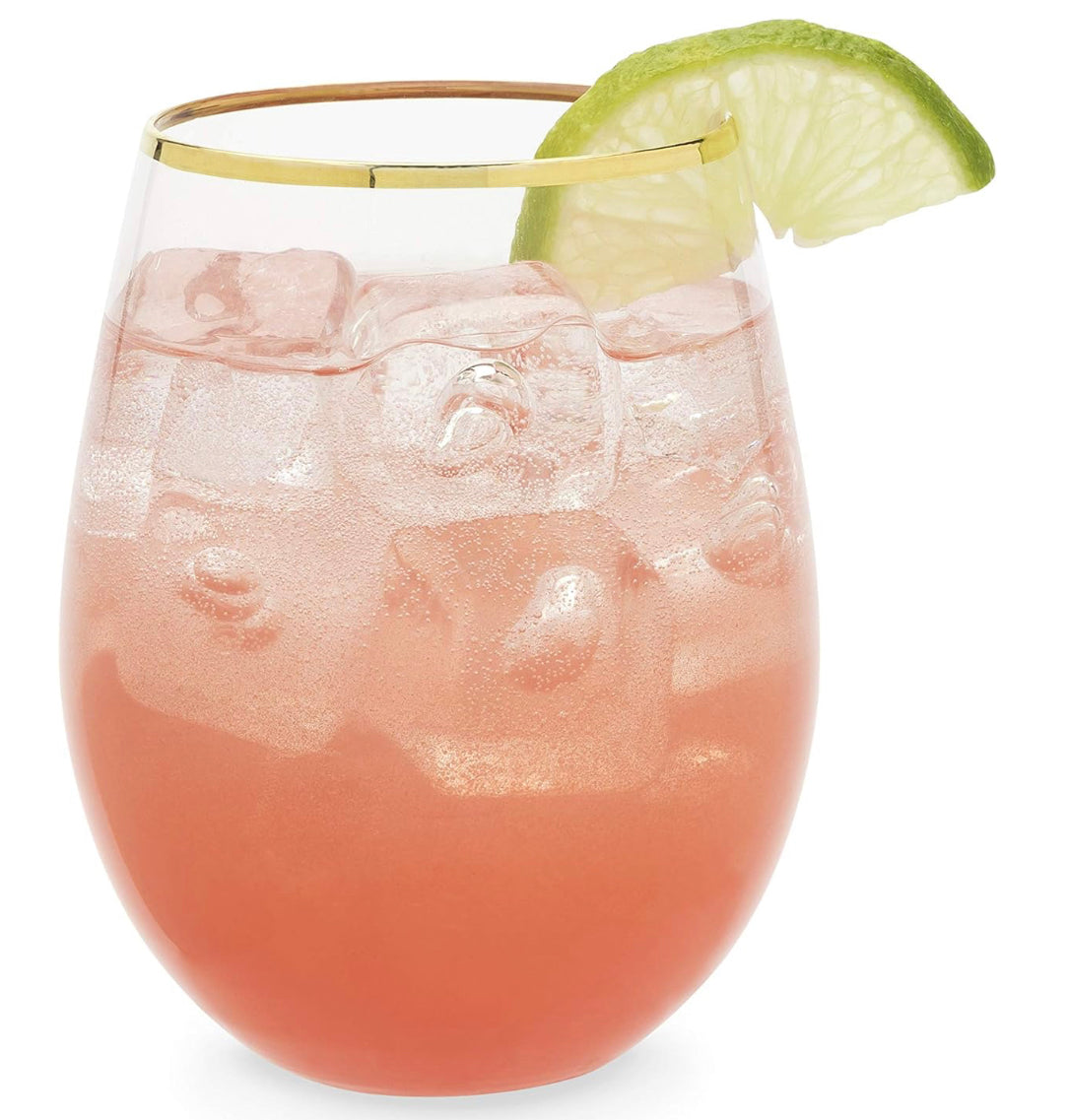 Sip Sip Stemless Wine Glasses by Blush
