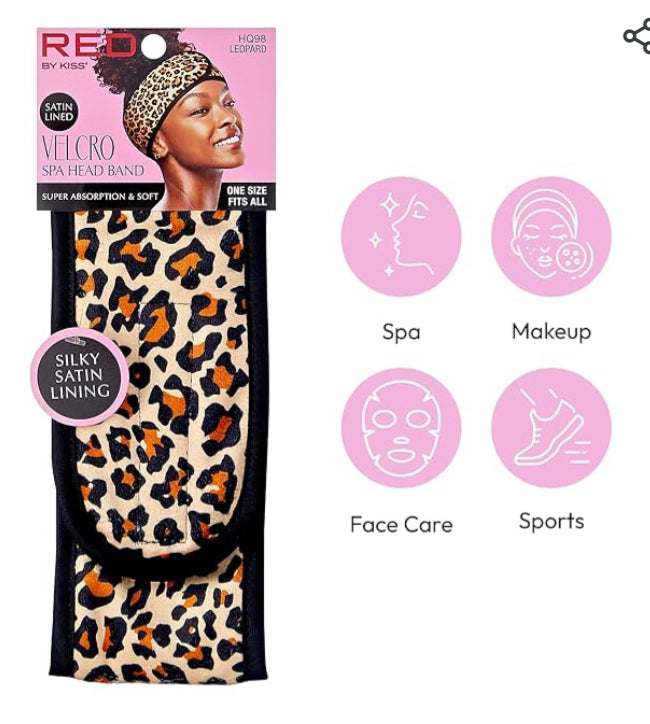 Leopard Spa Headband