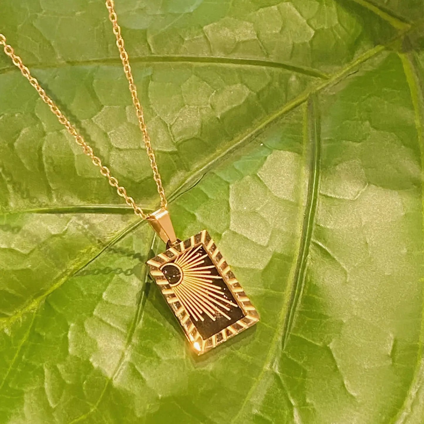 Statement Sunburst Necklace