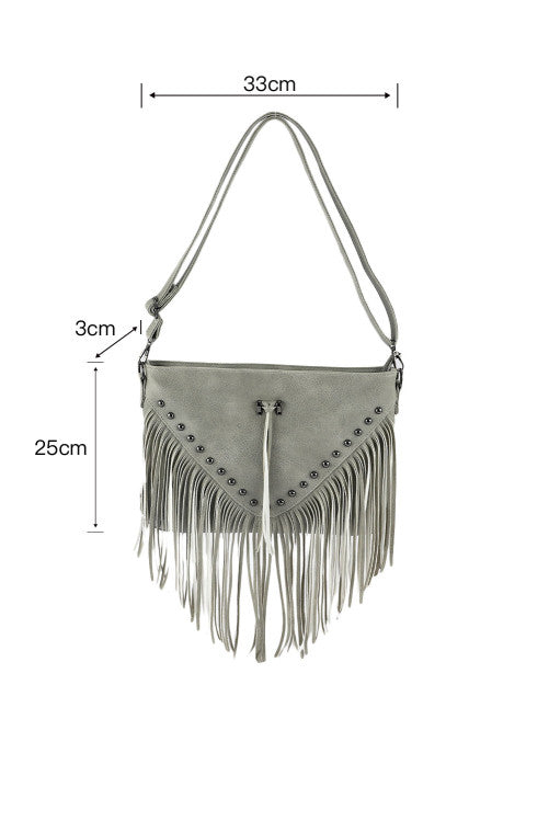 Fancy Fringe Tassel : Crossbody Bag