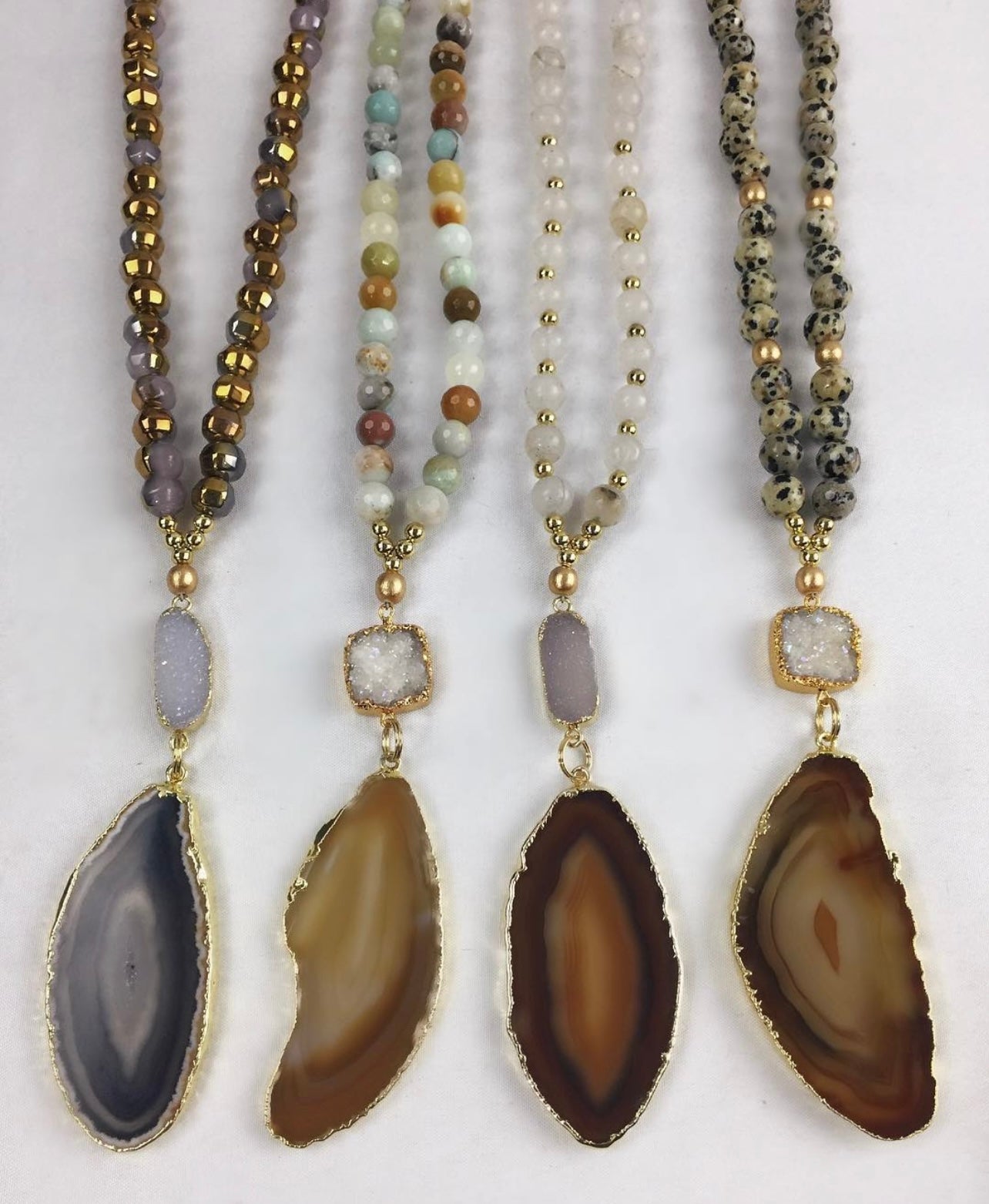 The Agate Handmade Necklace Collection