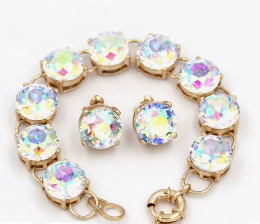 Aurora Borealis Rhinestone Millie Set