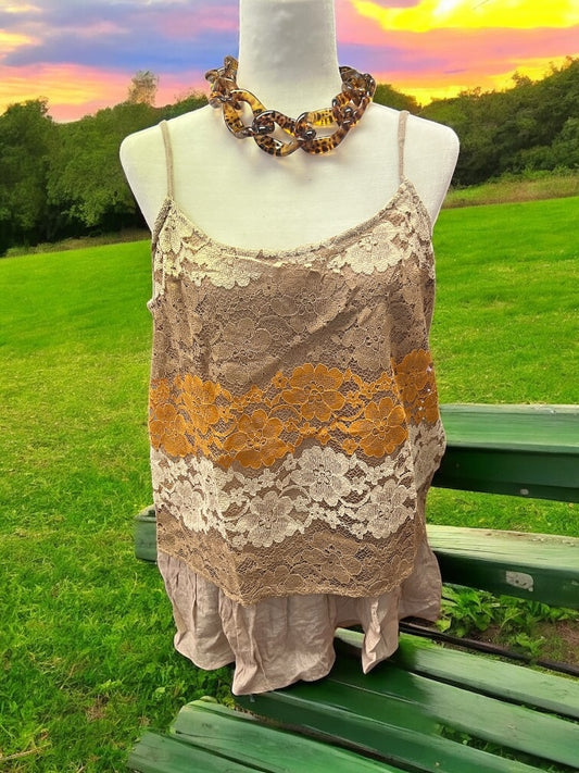 Lacey Lace Tank Top