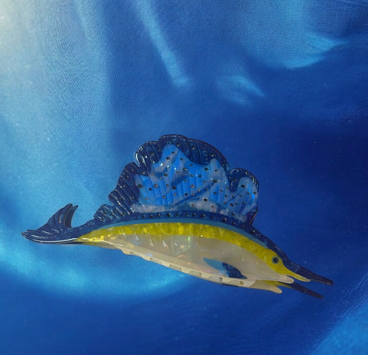 Sailfish claw hair clip