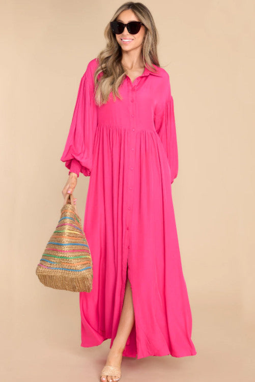 Petal Pink Maxi Dress