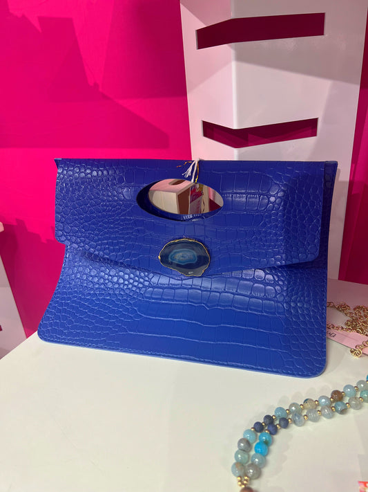 Blue Agate Purse