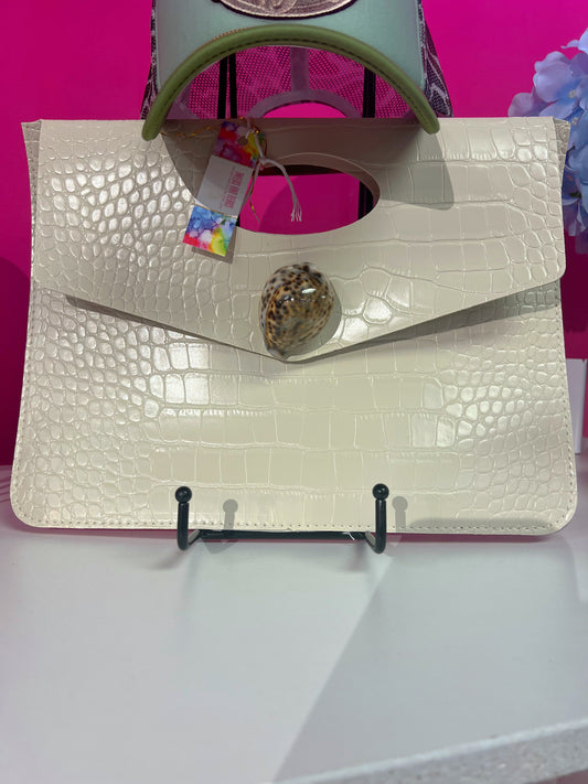 Ivory Conch Shell Purse