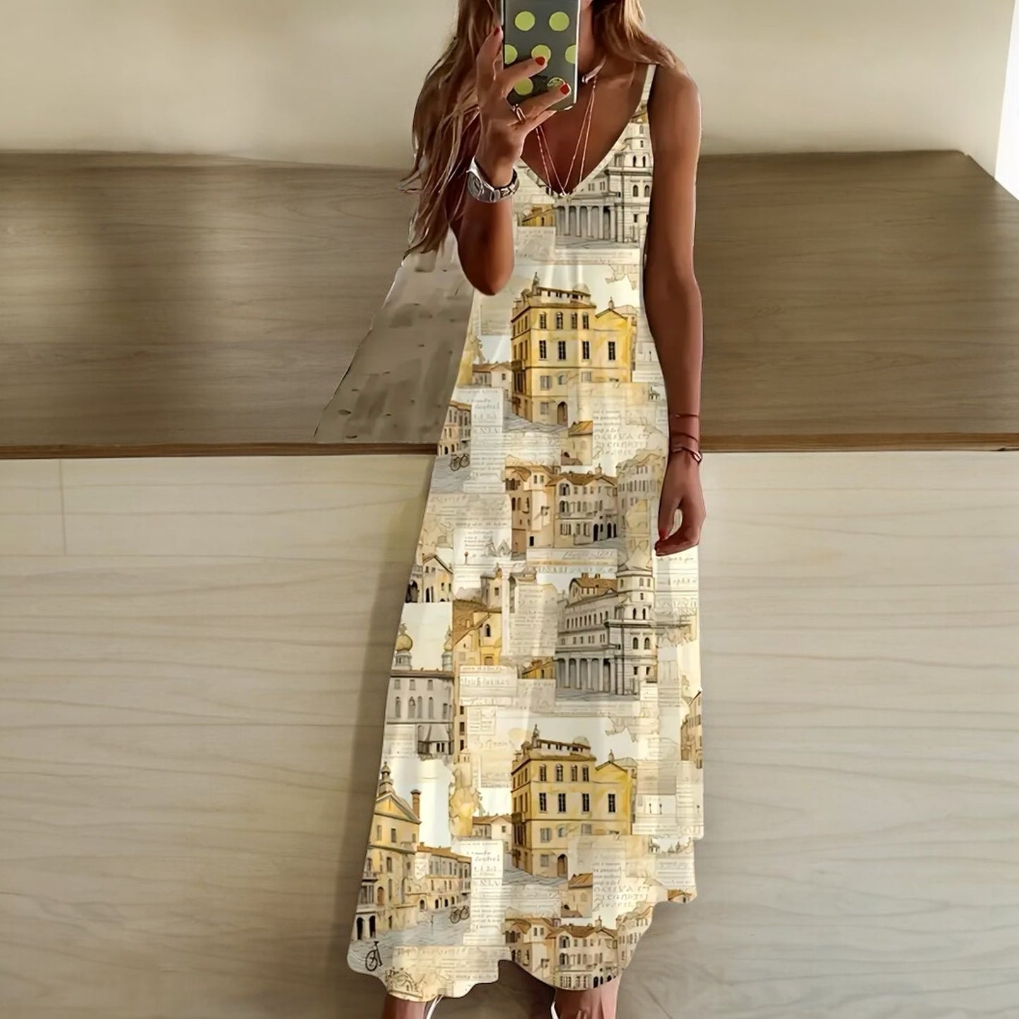 Let’s Travel The World Maxi Dress