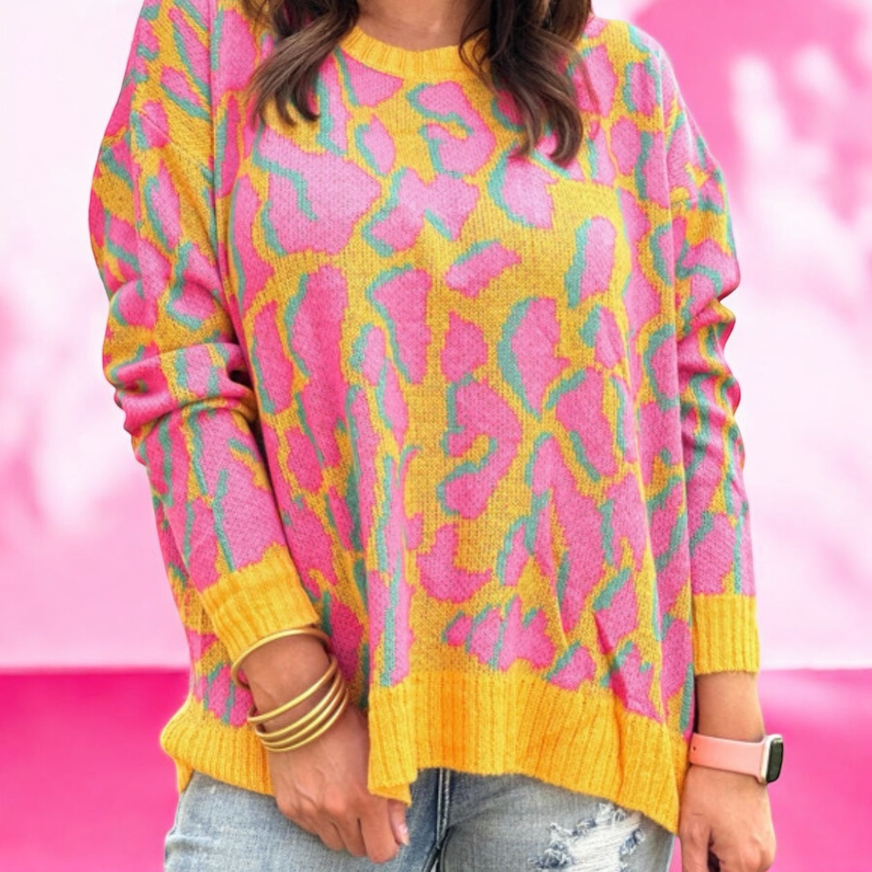 Mango Punch Sweater