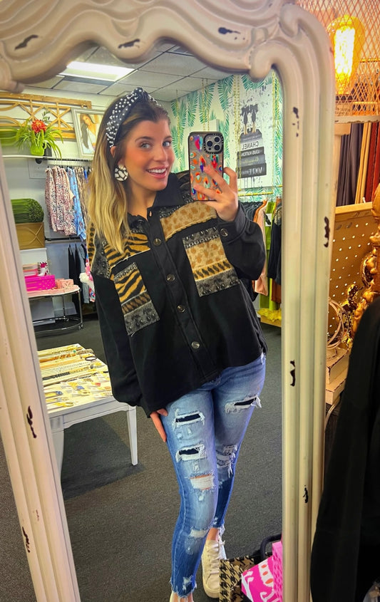 Animal Printed Shacket