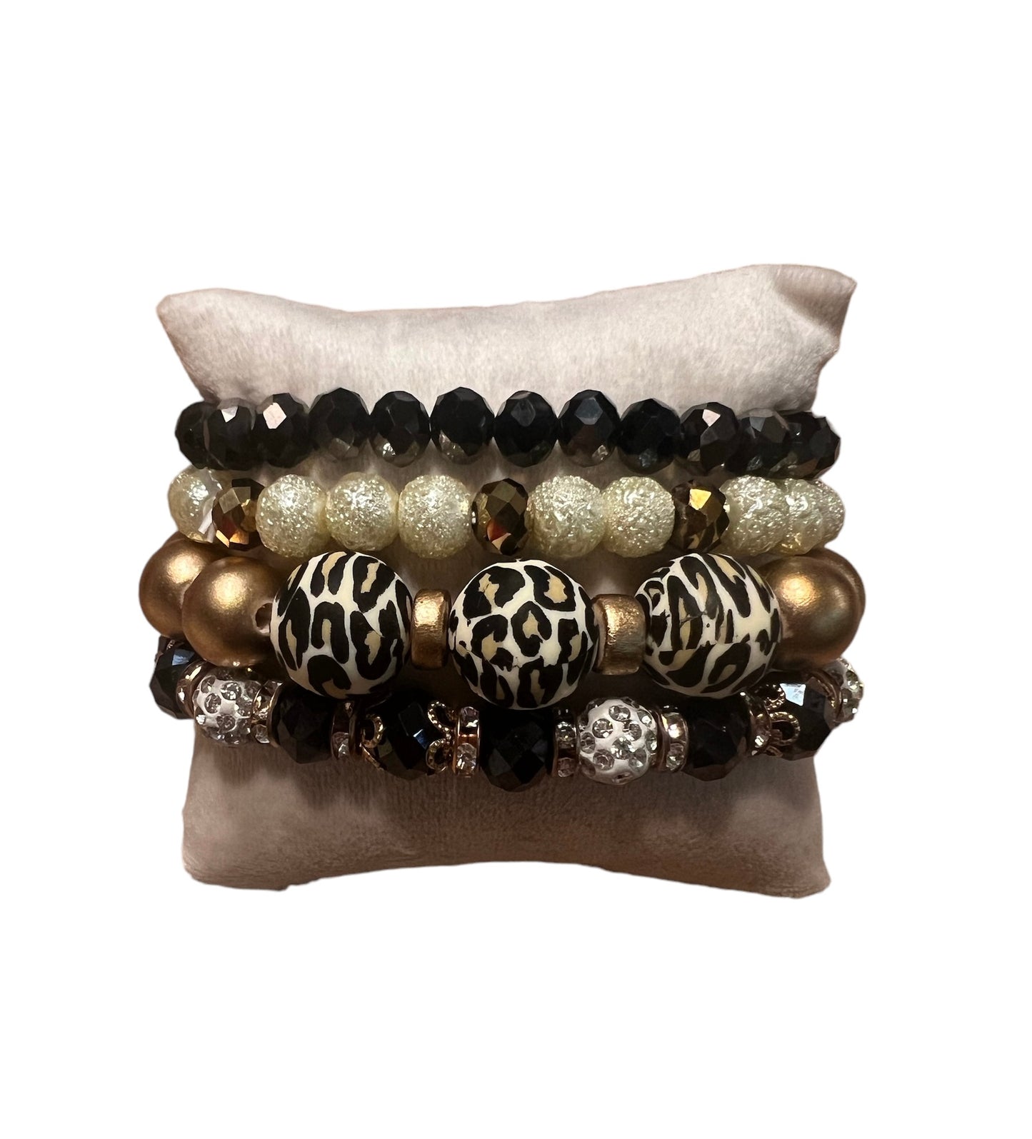 Animal Print Bracelet Stack