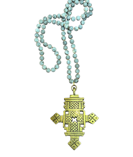 Madagascar Cross Necklace