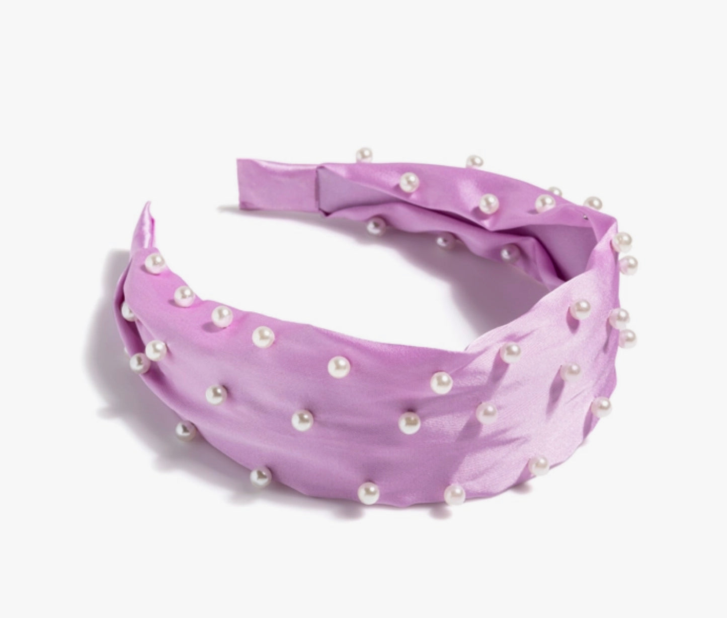 Lilac Pearl Wide Headband