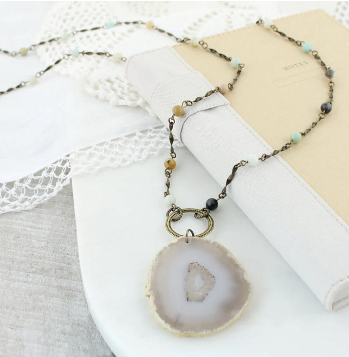 The Agatha Agate Necklace