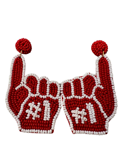 Foam Finger #1 Earrings