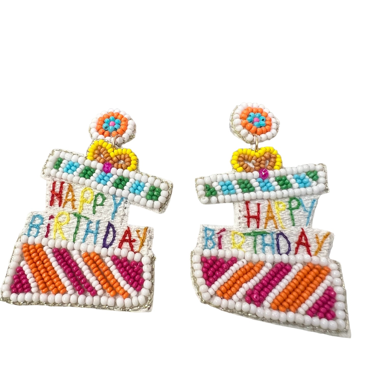Birthday Seed Bead Earrings