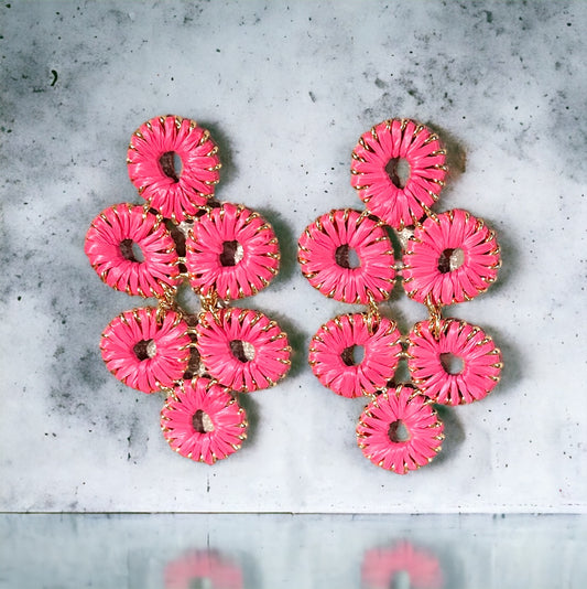 Hot Pink Earrings