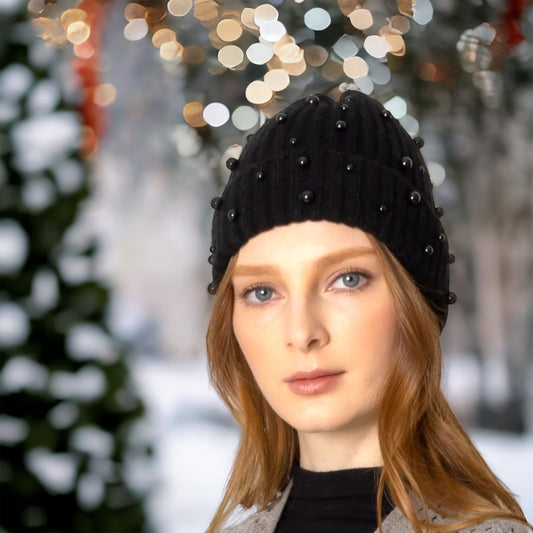 Fuzzy Accent Beanies