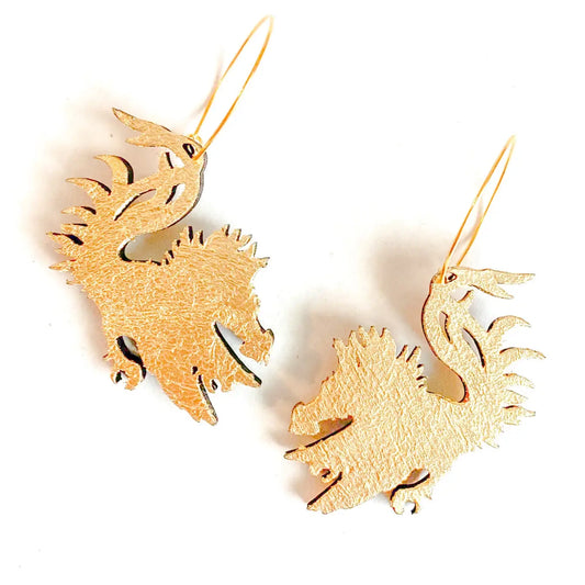 Going Gold Gamecock Earrings