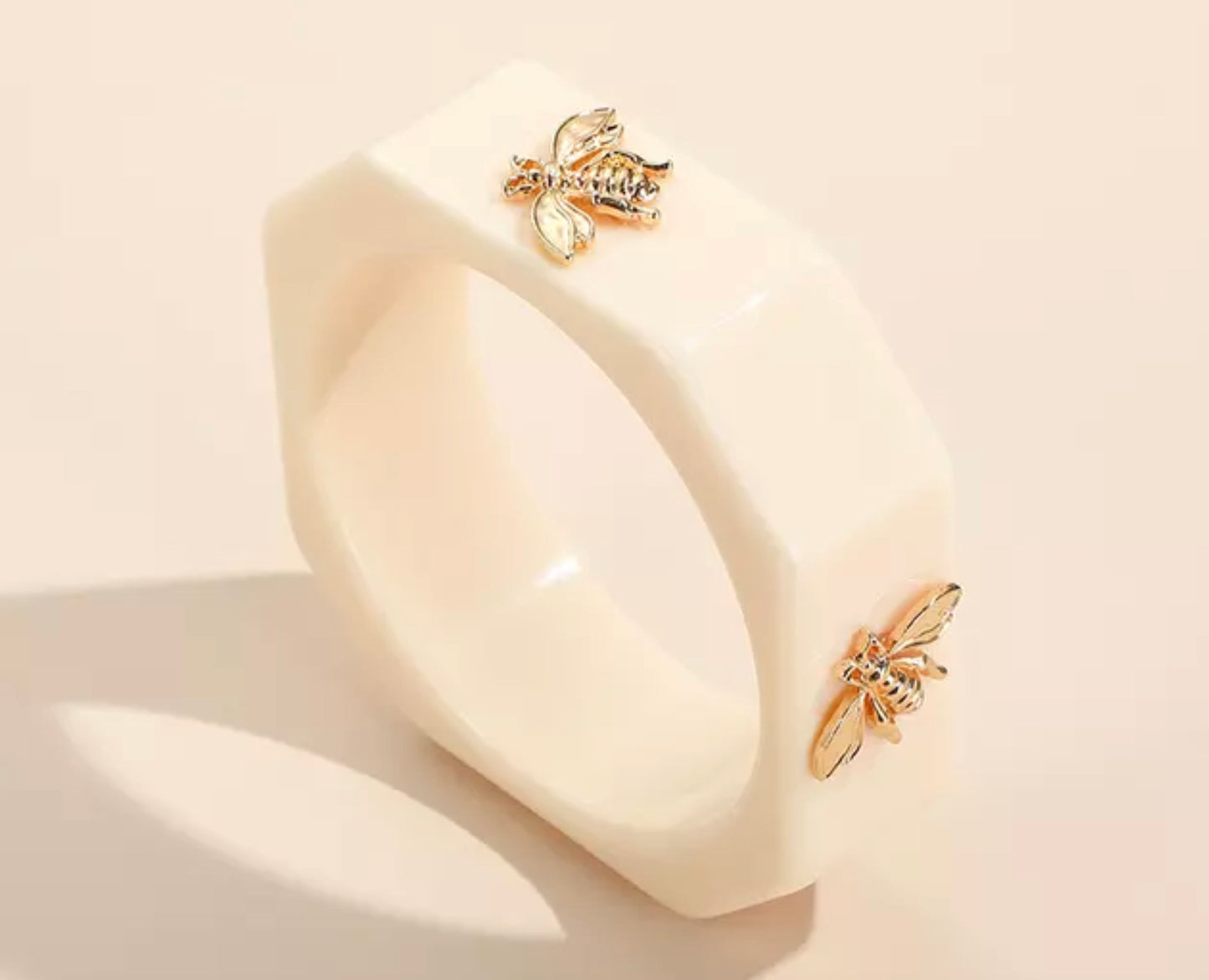 GG Dupe Queen Bee Acrylic Bangle Bracelet