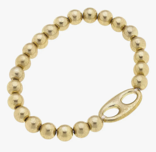 Tabitha Soda Tab Inspired Ball Bead Stretch Bracelet