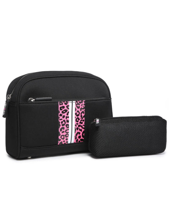 Lilly Leopard Print Cosmetic Bag: Available in various prints