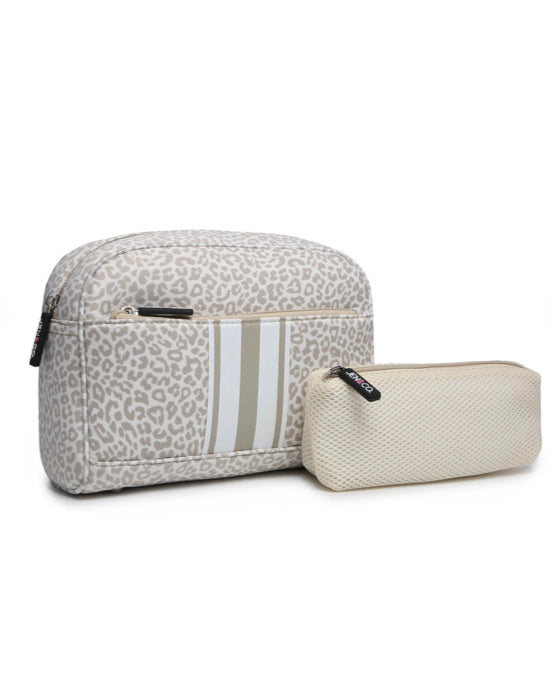 Lilly Leopard Print Cosmetic Bag: Available in various prints